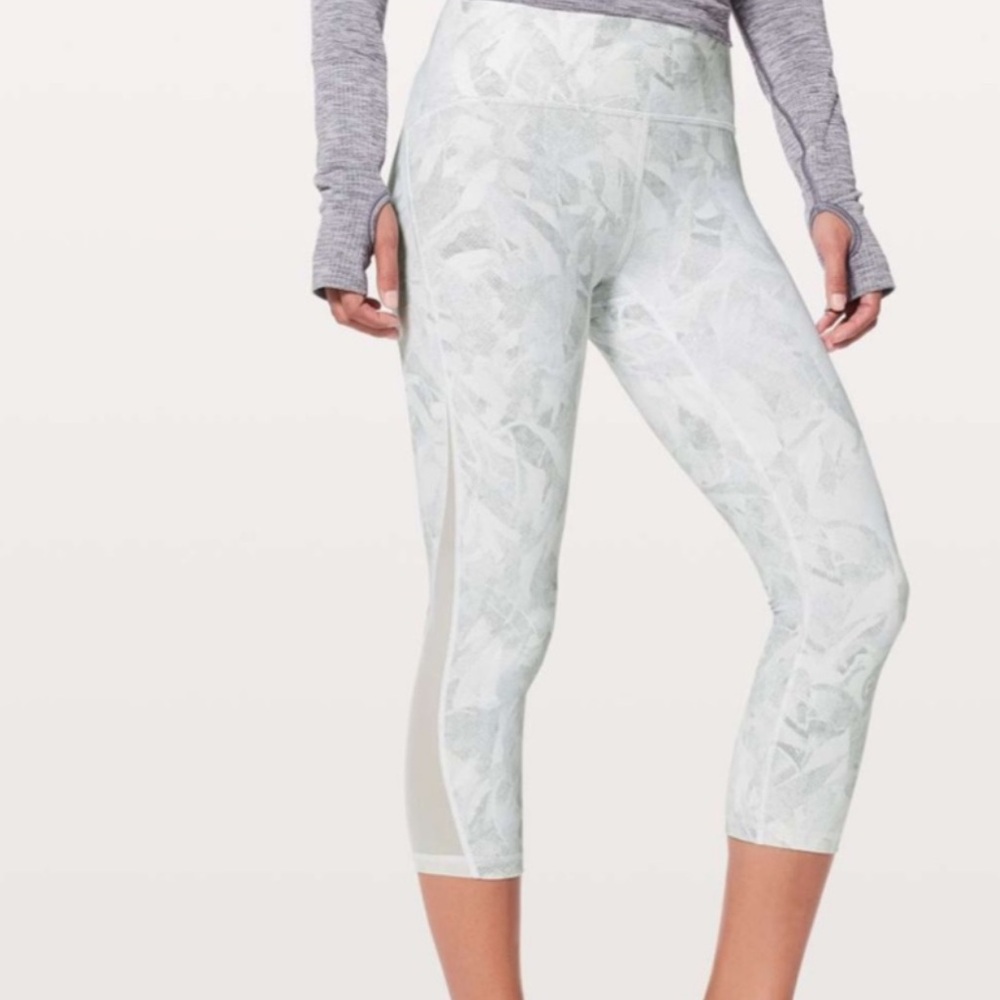 lululemon athletica White Patterned Leggings